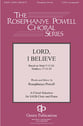 Lord, I Believe SATB choral sheet music cover